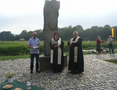 Andacht am Dreiländerpunkt