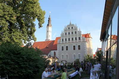 Feiern im Pfarrgarten